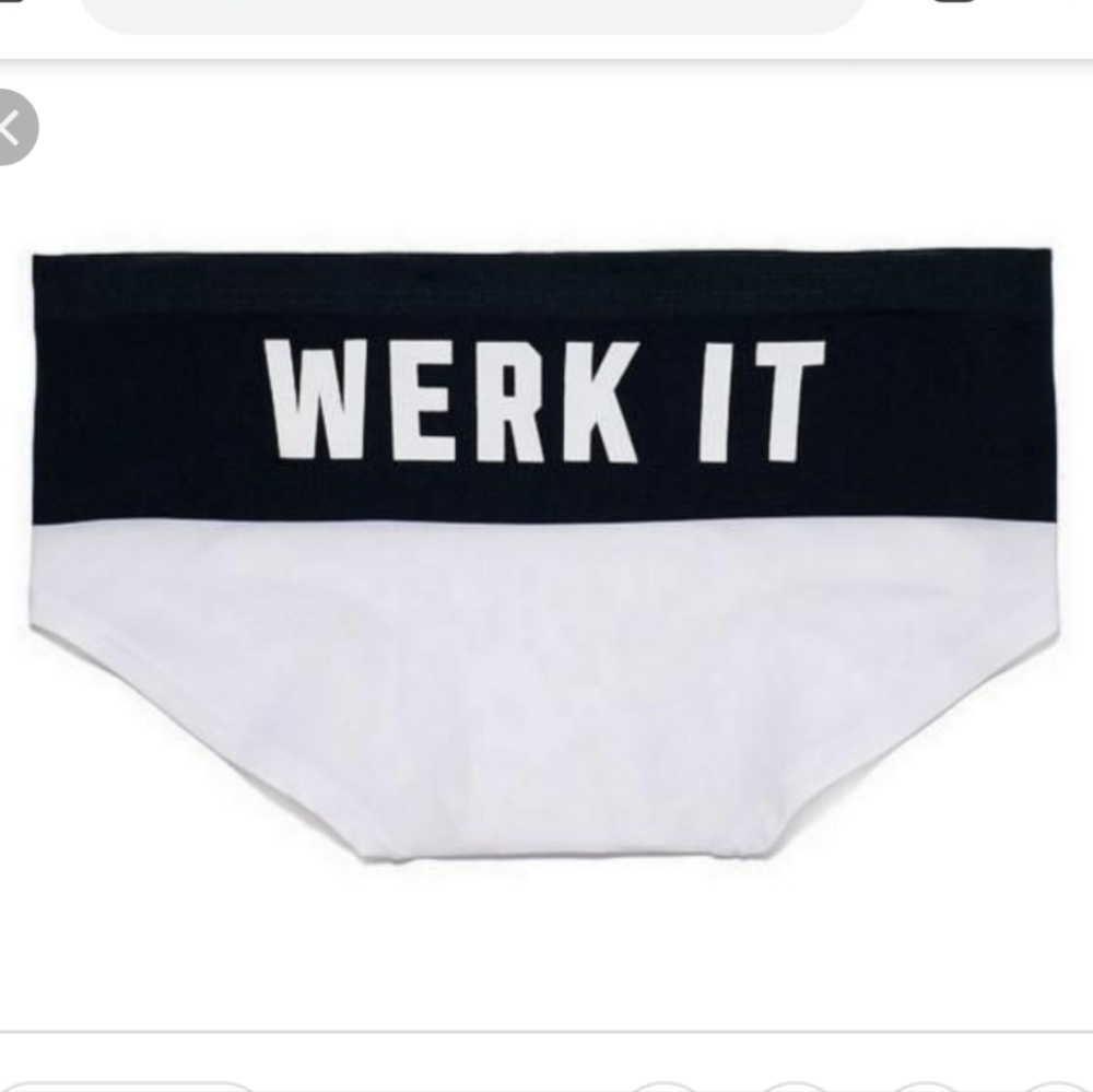 RARE New w/Tag Victoria's Secret Pink 'Werk It' Yoga Panty Bottoms Small
